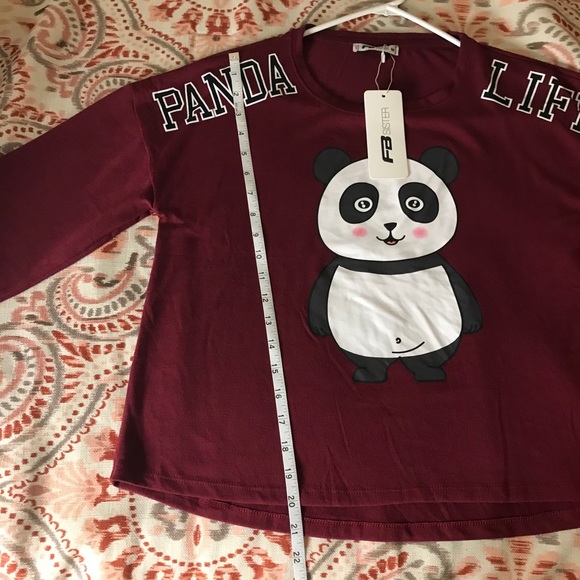 FB Sister Soft Panda Life Logo Top - Size M - Picture 11 of 11